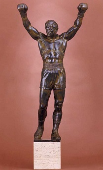 ROCKY #3 - original bronze statue by Thomas Schomberg
